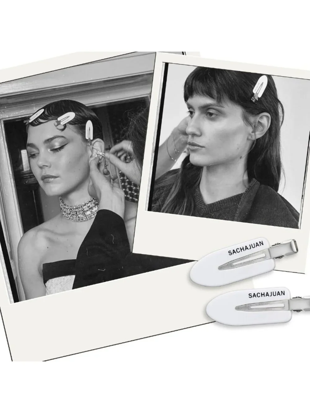 Set of 4 Secure Grip Hair Clips | Gentle Hold, No Creasing, Professional Styling